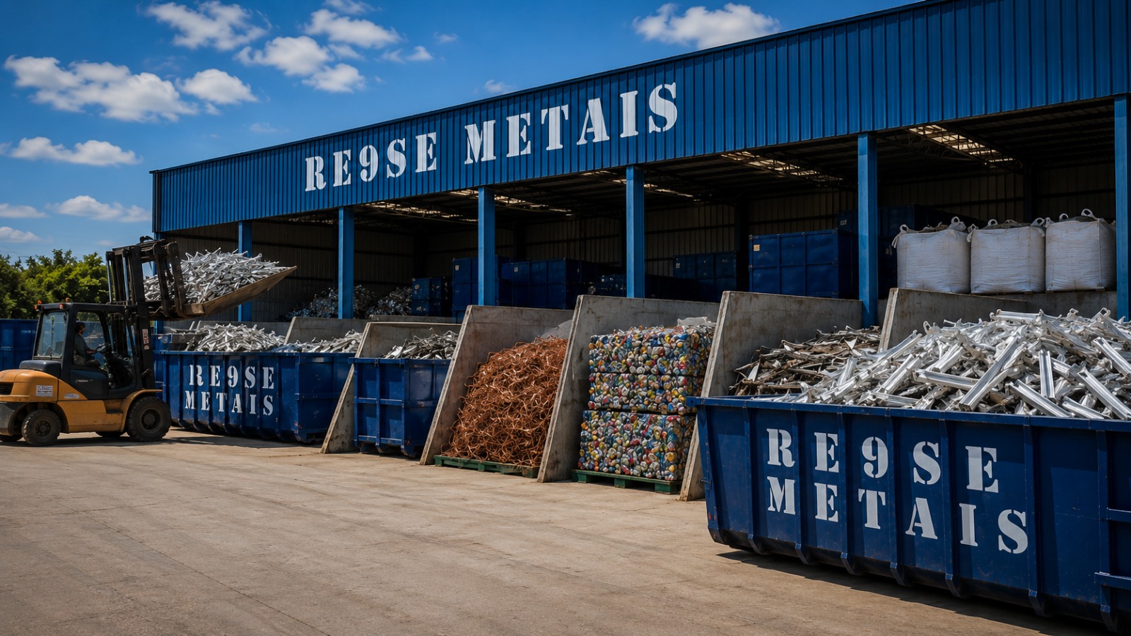Pátio de materiais Re9se Metais